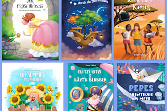 Top 10!  illustrate beautiful children book cover