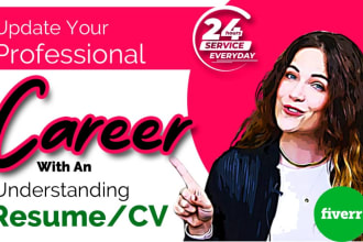 provide a professional resume writing and cover letter, resume design