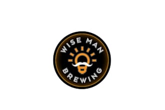 create original famous genius logo for wise man brewing