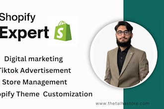 be your shopify  virtual assistant