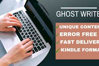 be your nonfiction kindle book ghostwriter