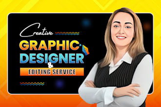 do graphic design, vector logo, adobe photoshop edit, illustrator, digital art