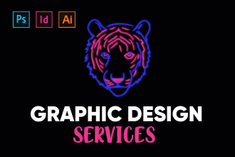 be your expert graphic designer in photoshop, illustrator and canva
