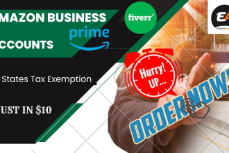 create your amazon business prime tax exempted id without llc