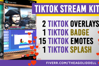tiktok overlays, emotes and badges