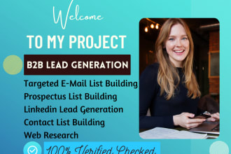 be build your prospect list building and web research
