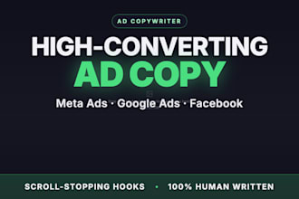 write hypnotic ad copy for facebook, google, and tiktok ads