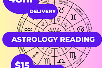give you a 3 question astrology reading