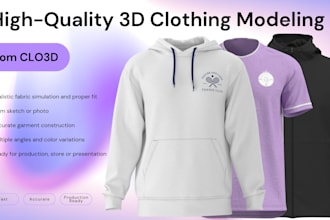 create realistic 3d clothing models in clo3d from sketch or photo
