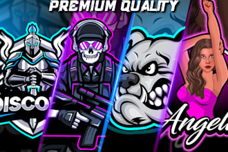 design epic gaming, professional esports, twitch gaming, youtube logo design