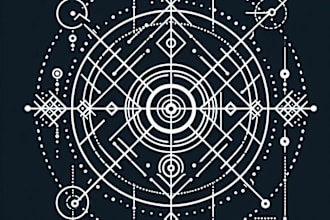 design a minimalist geometric tattoo with lines in 24hours