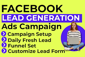 run and optimize facebook lead generation ads campaign