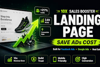 create high converting landing page that boost sales