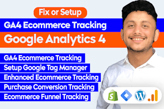 setup google analytics 4 enhanced ecommerce tracking, ga4 ecommerce tracking