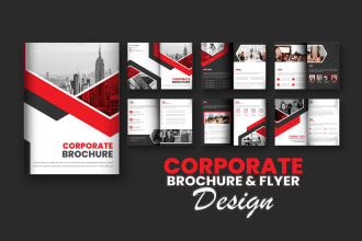 design professional flyer, bifold, trifold, brochure, poster, catalog, booklet,