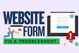 fix and troubleshoot website forms