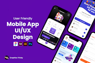 design professional user friendly mobile app design