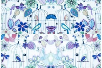 create floral prints and repeat patterns