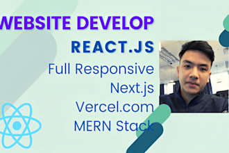 fix bugs or develop website using reactjs, nextjs