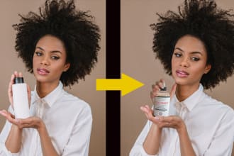 make a realistic 3d mockup for your product packaging, bottle, jar, pouch
