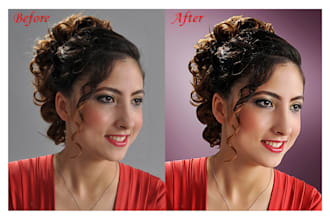 do professional photo retouching