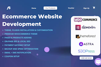 create ecommerce website using themeforest woocommerce store theme