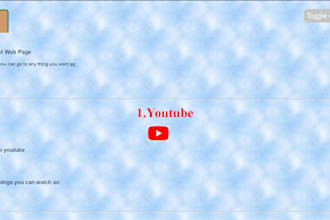 simple website designing and development