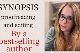 edit and proofread your synopsis for you