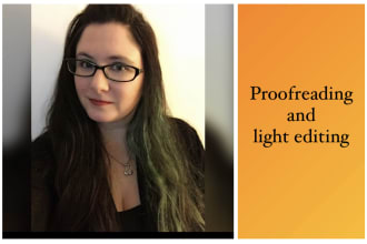 proofread and copy edit for grammar and flow