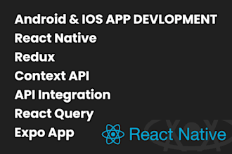 build android and ios mobile app with react native and swift UI