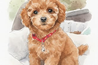 make pet portraits in any style