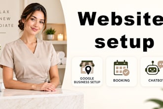 build a med spa website with online booking integration