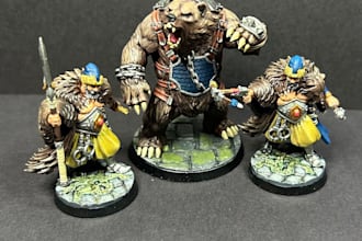 print and or paint miniatures for table top gaming dnd warhammer