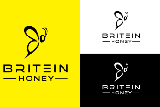 create a modern flat minimalist wordmark pictorial abstract emblem logo design