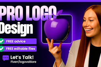 design a professional and unique logo for your business 2025