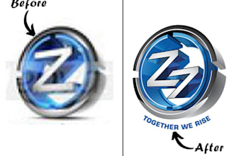vector tracing, ai, svg, eps and recreated logo in vector format in 2 hrs