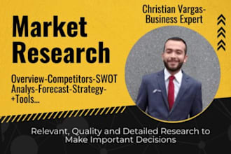 do market research according to your needs