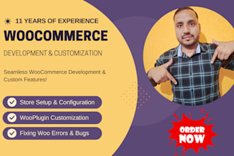 set up and customize ecommerce website with woocommerce