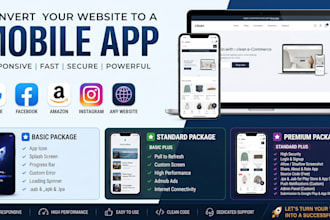 convert website to ios and android app