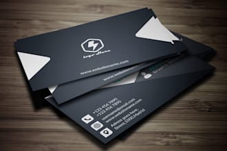design modern luxury business card or minimal unique elegant real estate card