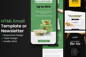 design constant contact email template, mailchimp newsletter