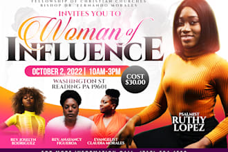 design exceptional church flyer or event flyer design