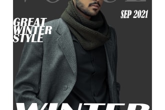 design professional magazine cover within 24 hours