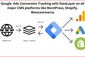 setup google ads enhanced conversion tracking datalayer for shopify, woocommerce