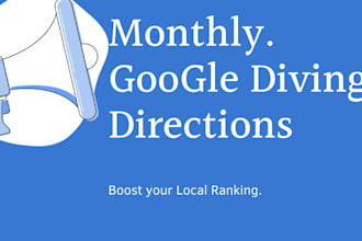 do monthly driving direction maps  boost gbp listing