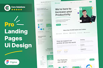 Best Deals!  design creative landing page UI in figma