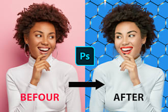 do photo editing and photo retouching in quickly