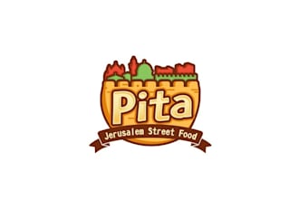 design beautiful catchy pita restaurant logo