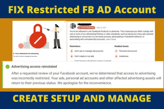 fix your restricted ad accounts and business manager issues