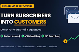 write welcome email sequence that brings in revenue